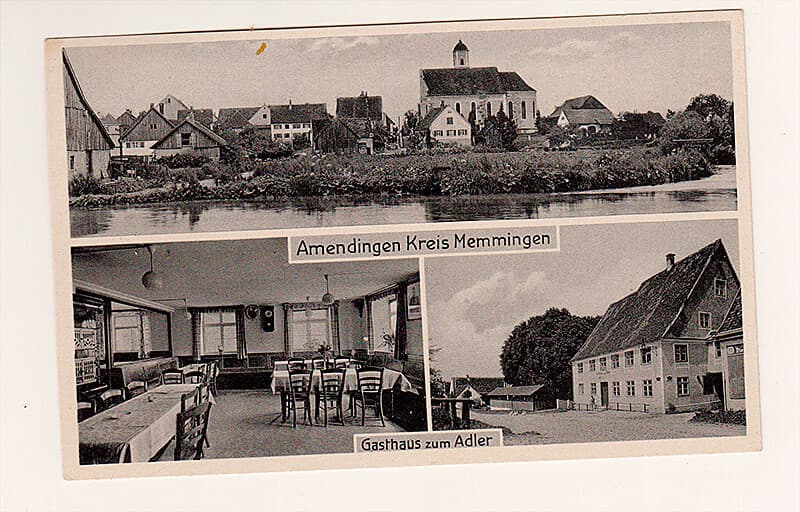 Historische Aufnahme Gasthaus Adler
